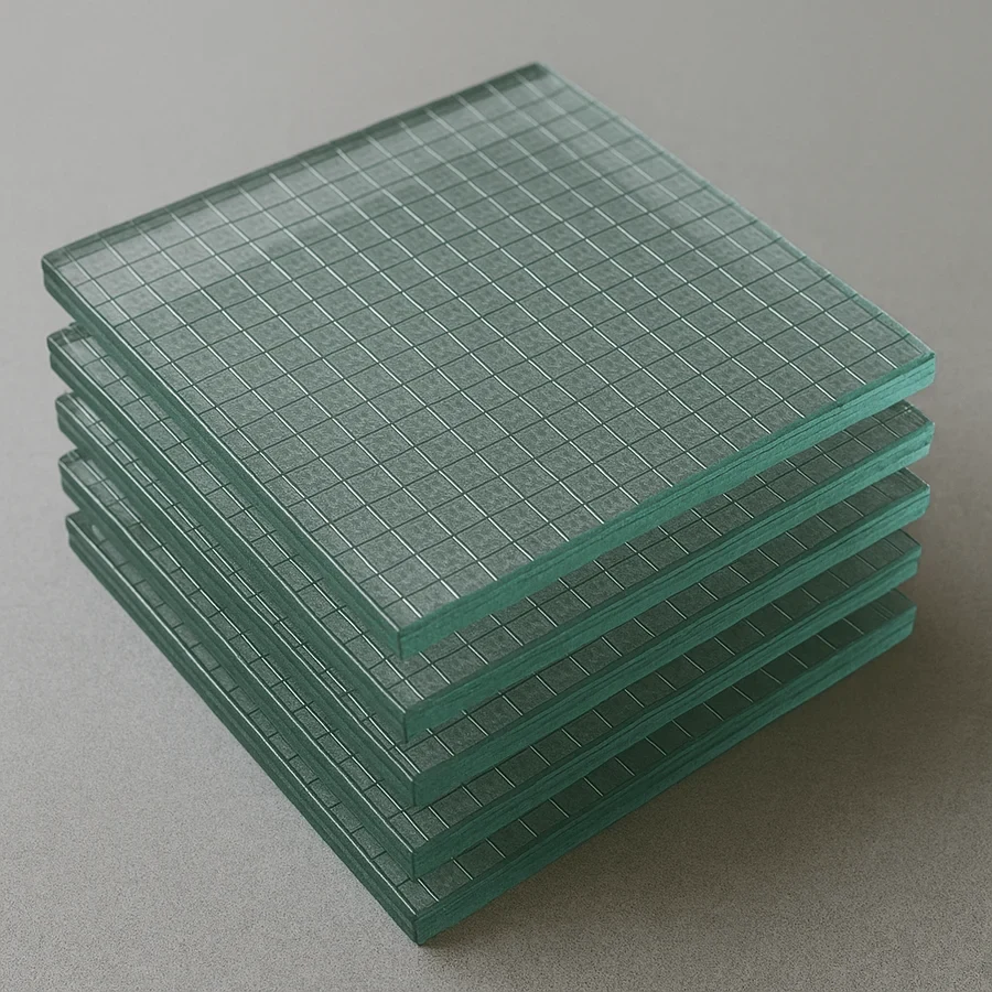 Gambar Kaca kawat (wire glass) 5 mm